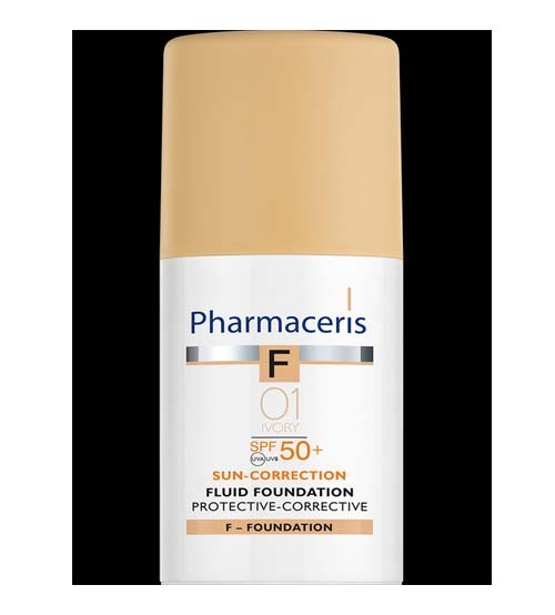 Pharmaceris F-Protective-Corrective Fluid Foundation Spf 50+ 01 Ivory 30ml